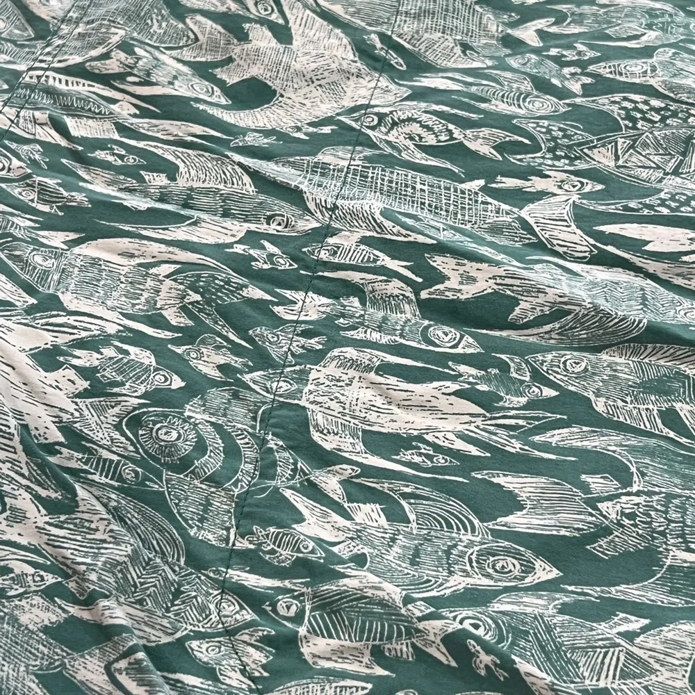 Patagonia XL Fully Lined Fish Pattern Swim Trunks